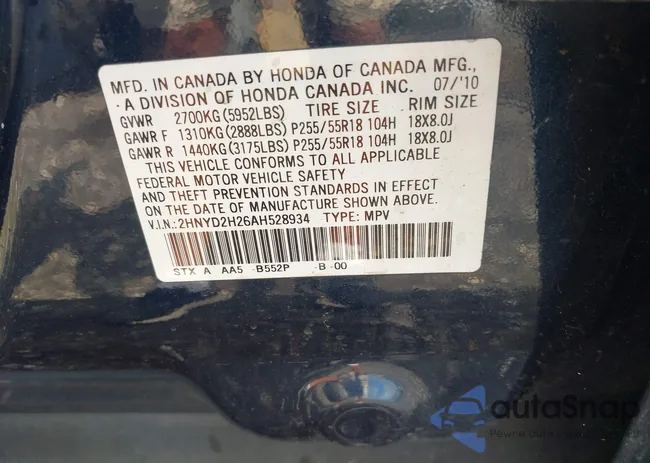 2HNYD2H26AH528934: 42917731