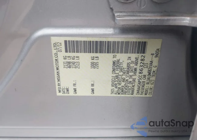 1N4AA5AP5CC863282: 42918006