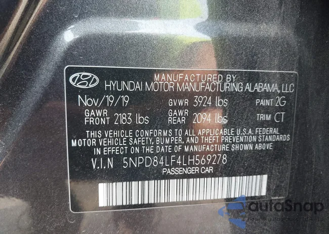 5NPD84LF4LH569278: 42918165