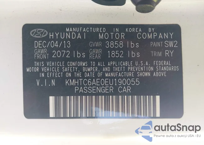 KMHTC6AE0EU190055: 42918239