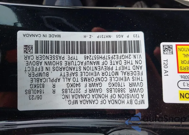 2HGFE2F57PH557246: 42917393