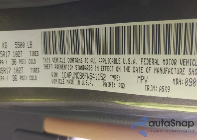 1C4PJMCB0FW541152: 42917462