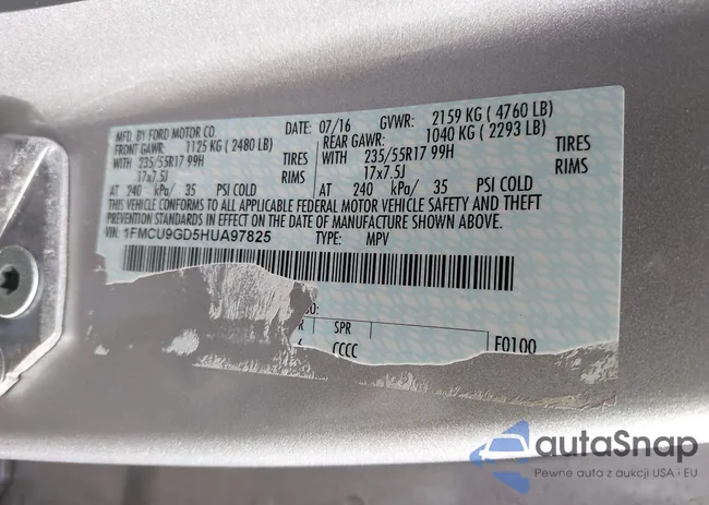 1FMCU9GD5HUA97825: 42918823