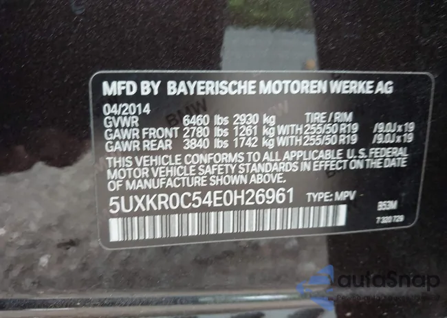 5UXKR0C54E0H26961: 42919141