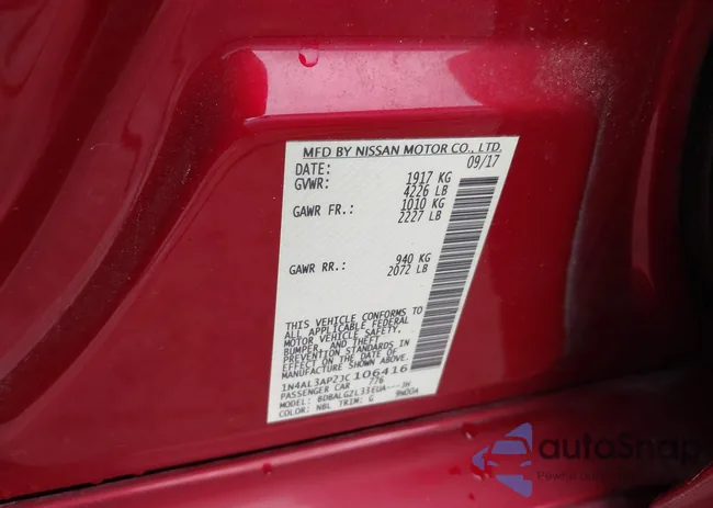 1N4AL3AP2JC106416: 42918388