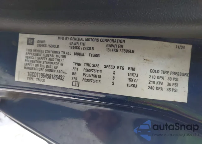 1GCDT196458186432: 42918442