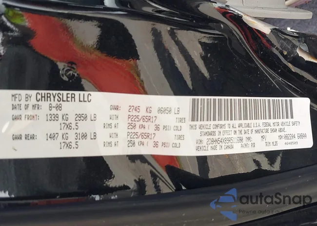 2D8HN54X89R511680: 42918574