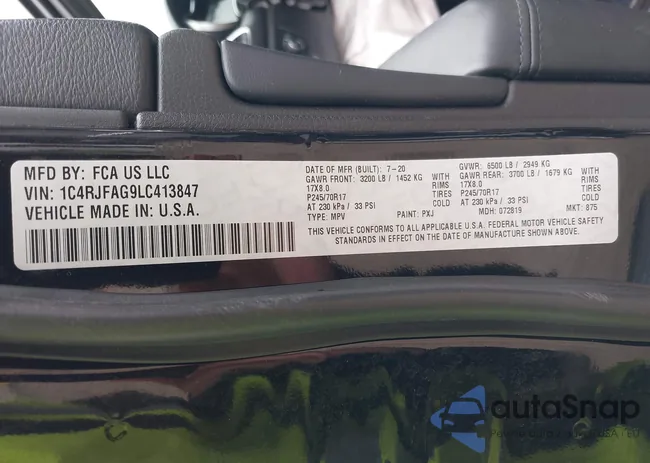 1C4RJFAG9LC413847: 42919741