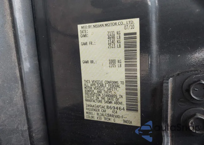 1N4AA5AP1AC869464: 42919805