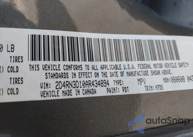 2D4RN3D10AR434894: 42919858