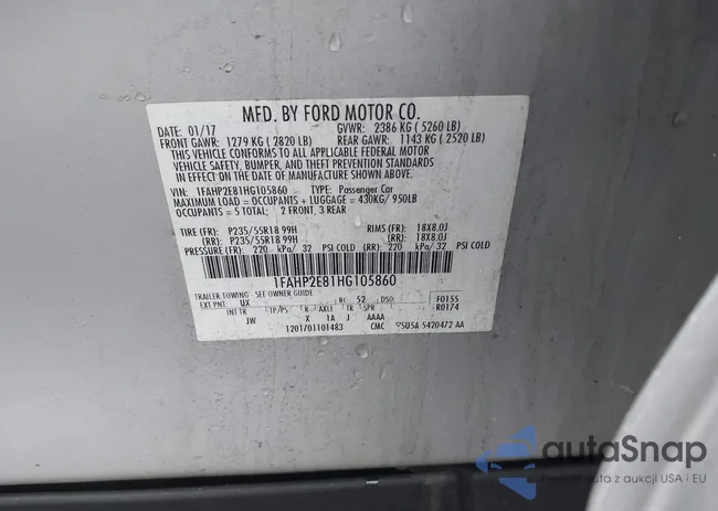 1FAHP2E81HG105860: 42920130