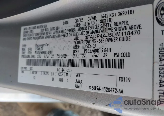 3FADP4AJ5DM118470: 42919672