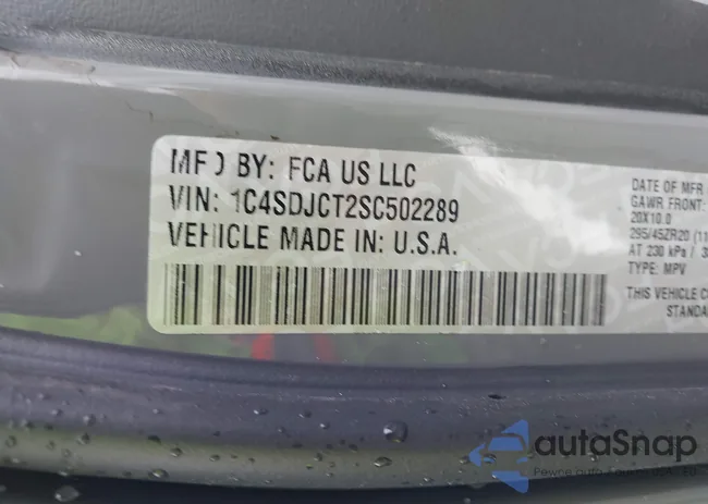 1C4SDJCT2SC502289: 42920892