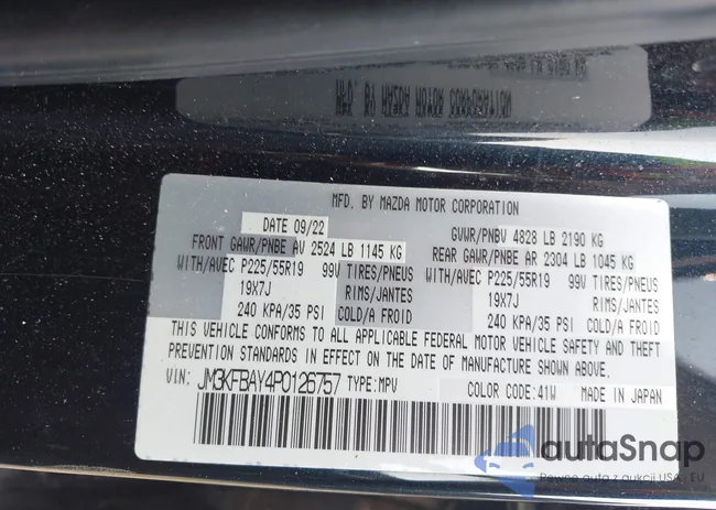 JM3KFBAY4P0126757: 42921026