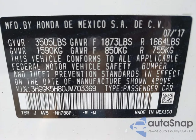 3HGGK5H80JM703369: 42921192