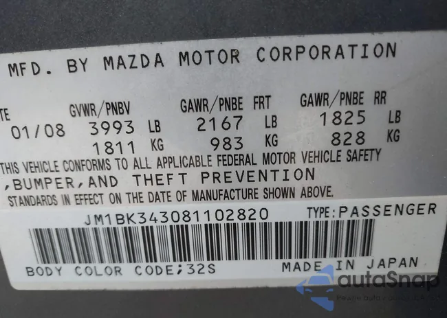 JM1BK343081102820: 42921969