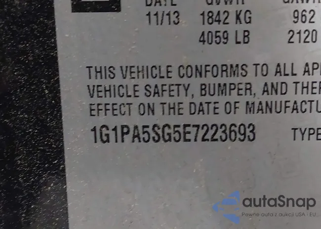 1G1PA5SG5E7223693: 42922071