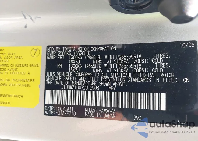 JTJHW31U072012908: 42922229