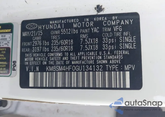 KM8SM4HF0GU134132: 42921453