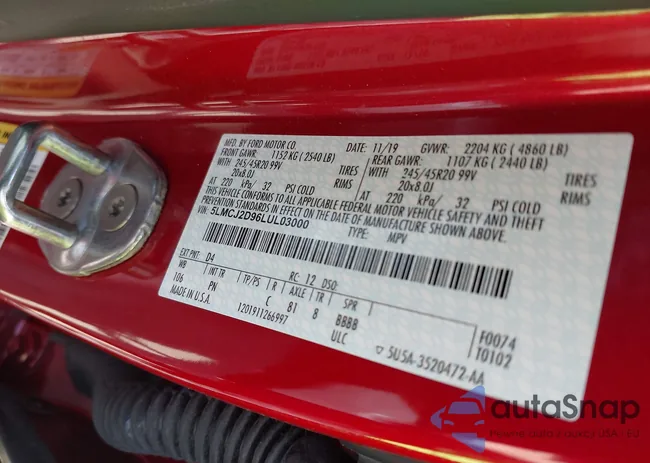 5LMCJ2D96LUL03000: 42921476