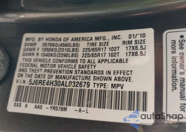 5J6RE4H30AL032679: 42922678