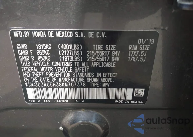 3CZRU5H38KM707378: 42923088