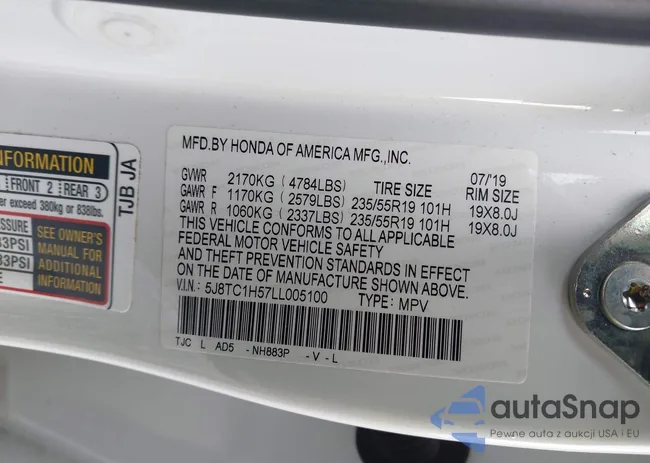 5J8TC1H57LL005100: 42922303