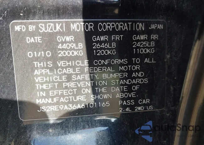 JS2RE9A36A6101165: 42922350