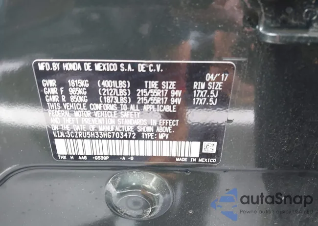 3CZRU5H33HG703472: 42922485