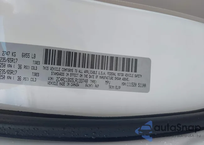 2C4RC1BG5LR133748: 42922507