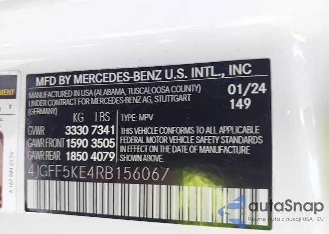 4JGFF5KE4RB156067: 42922580