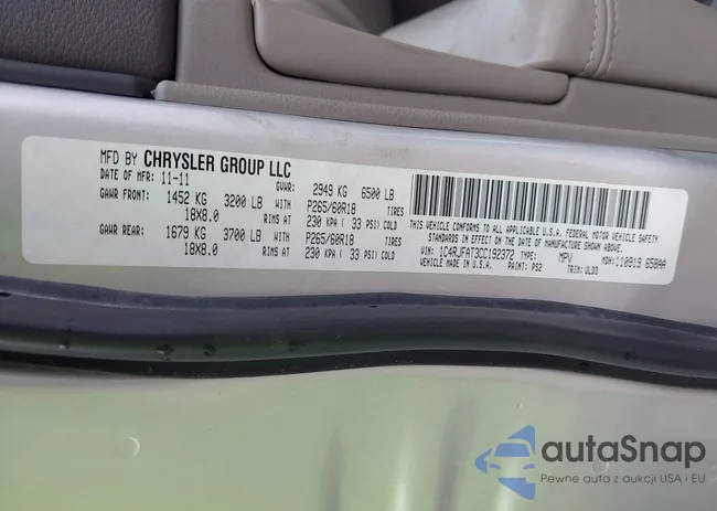 1C4RJFAT3CC192372: 42923864