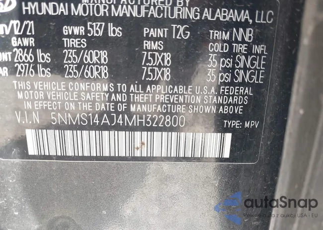 5NMS14AJ4MH322800: 42923868