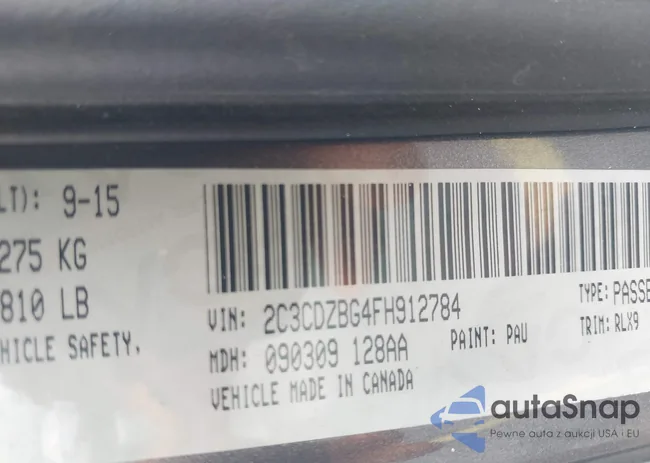 2C3CDZBG4FH912784: 42924161