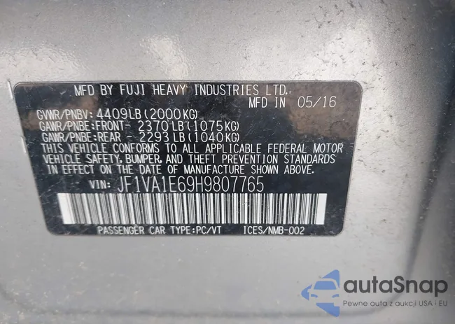 JF1VA1E69H9807765: 42924254