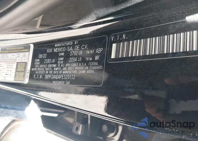 3KPF24AD4PE529112: 42923312