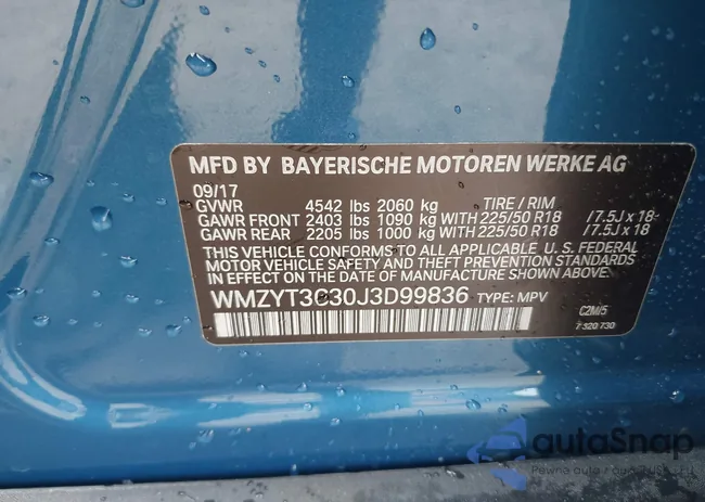 WMZYT3C30J3D99836: 42923323