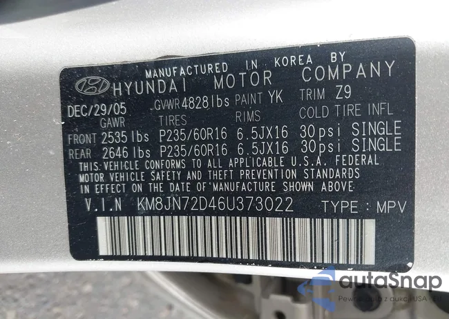 KM8JN72D46U373022: 42923360