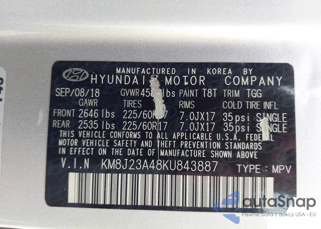 KM8J23A48KU843887: 42924685