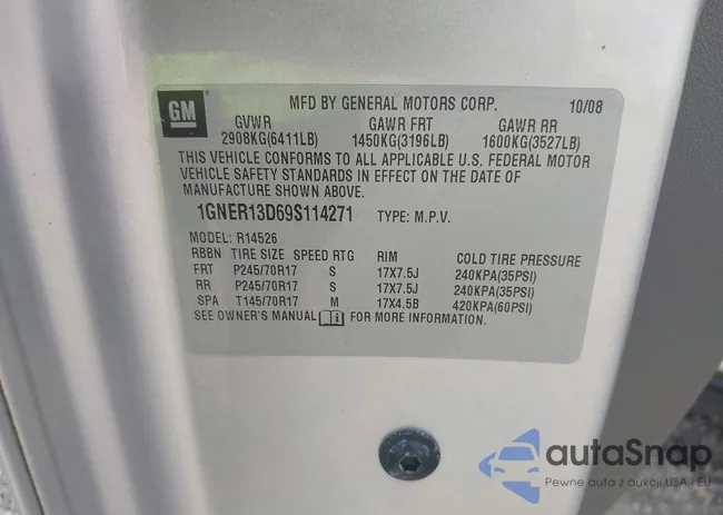 1GNER13D69S114271: 42924879