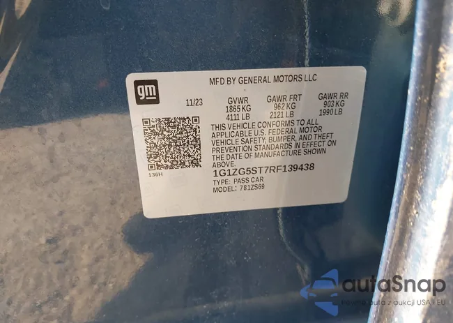 1G1ZG5ST7RF139438: 42924973