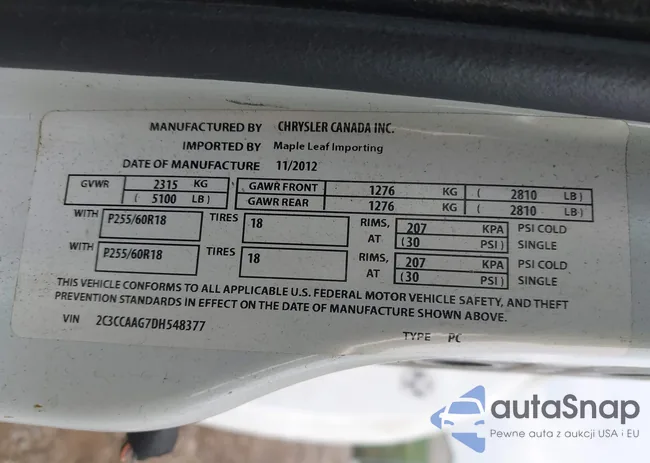 2C3CCAAG7DH548377: 42924460