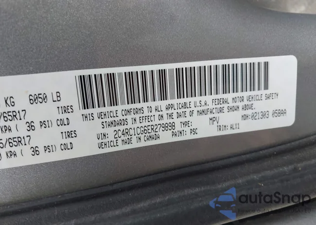 2C4RC1CG6ER279898: 42924560