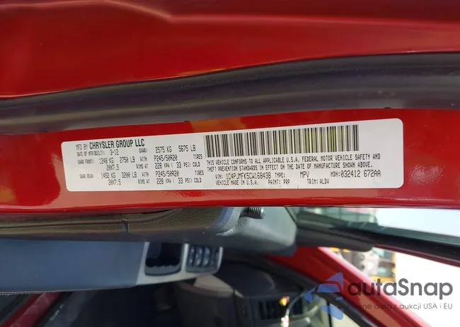 1C4PJMFK5CW168438: 42925755