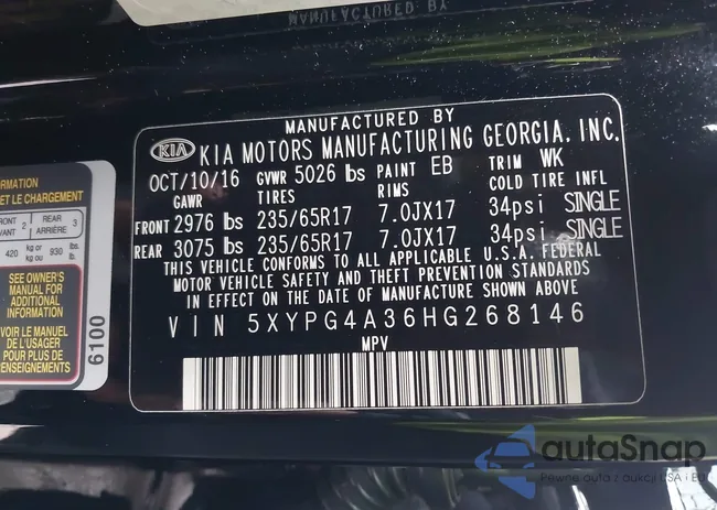 5XYPG4A36HG268146: 42925868