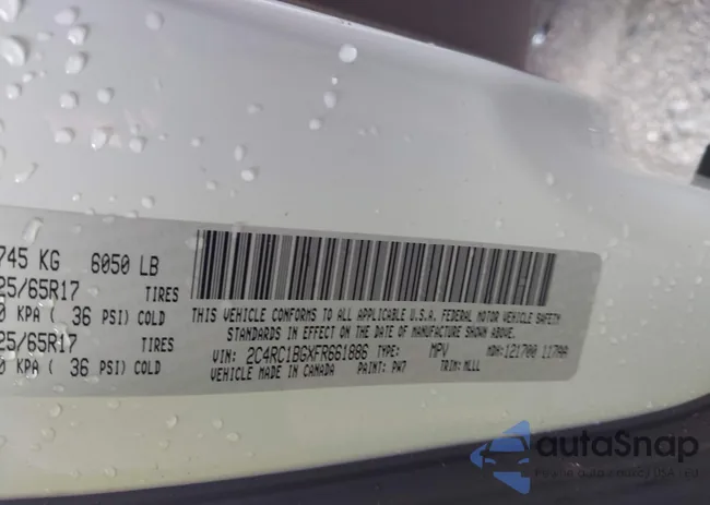 2C4RC1BGXFR661886: 42926009