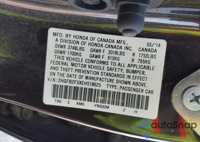 2HGFB2F5XEH518625: 42926071