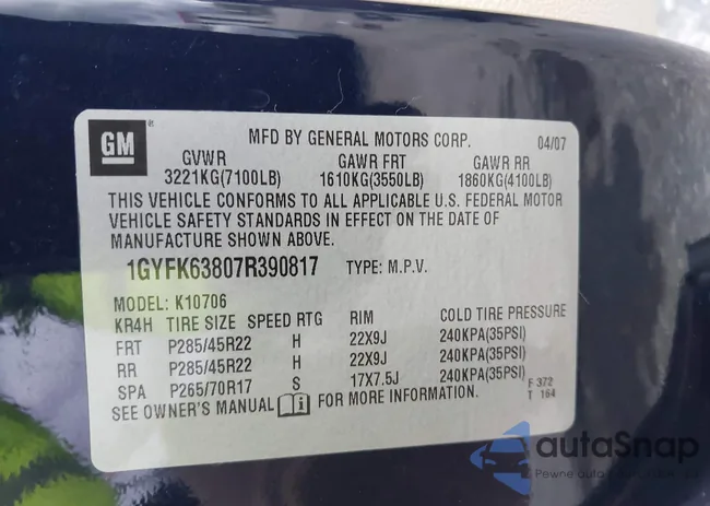 1GYFK63807R390817: 42926168