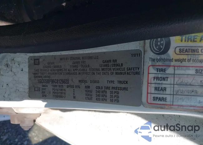 1GCESBF96C8126628: 42926196