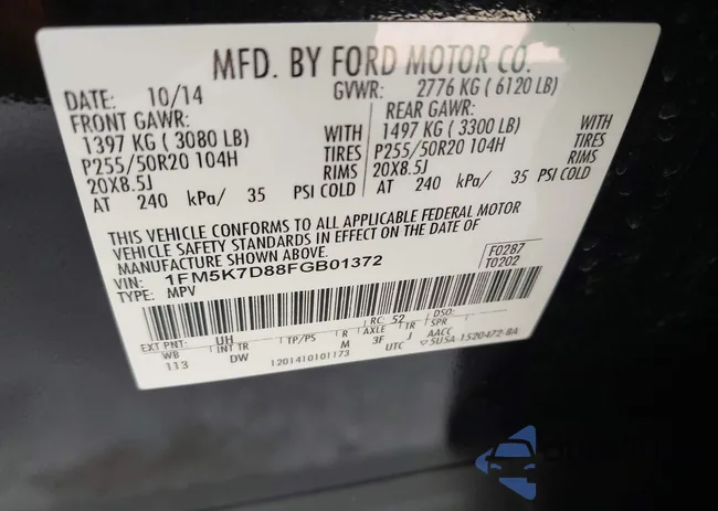 1FM5K7D88FGB01372: 42925261